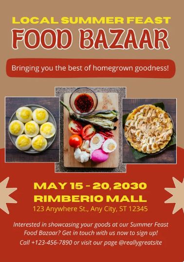 Local Summer Feast Food Bazaar