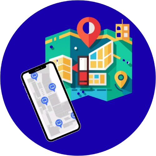 Browse mall screen locations on a map